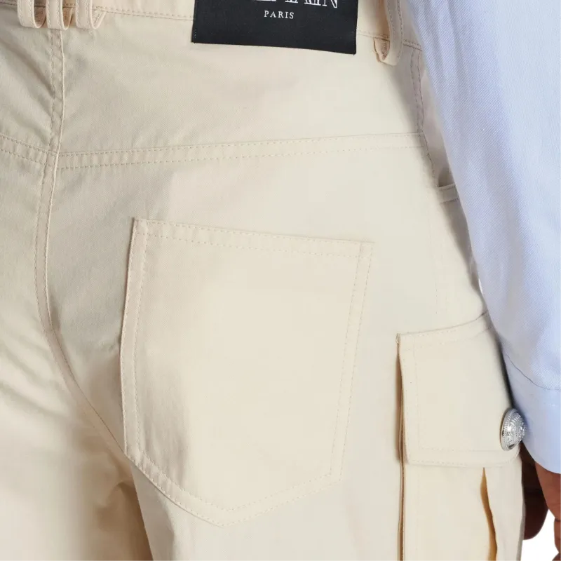 BALMAIN Cotton Cargo Shorts-6