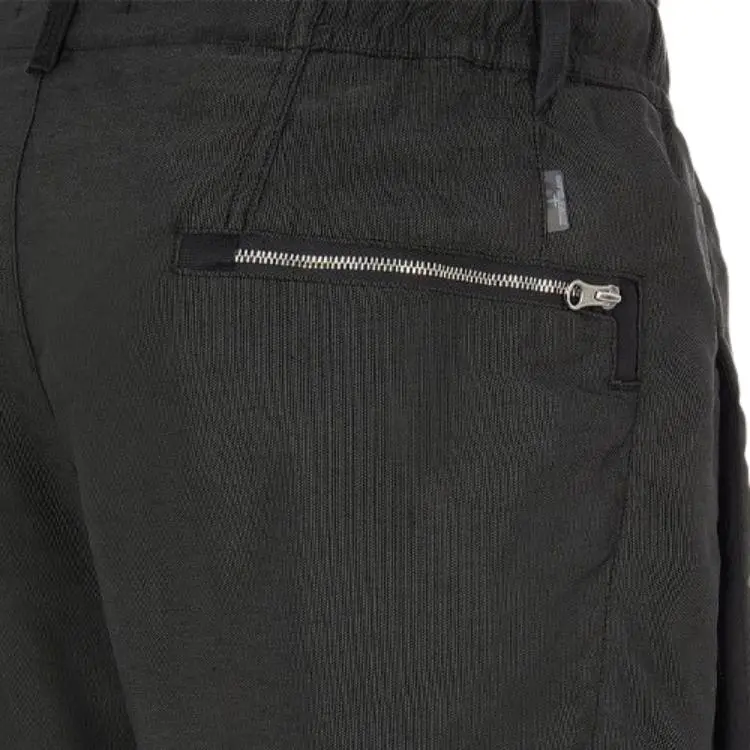 STONE ISLAND Cropped Drawstring waist Trousers-2