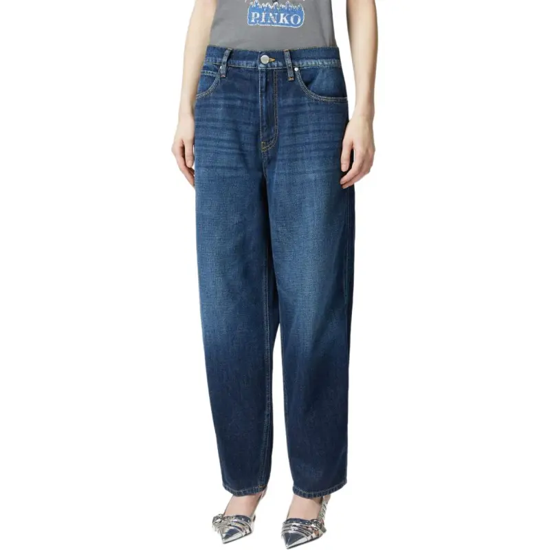 PINKO Estelle Egg Straight Leg Jeans-4