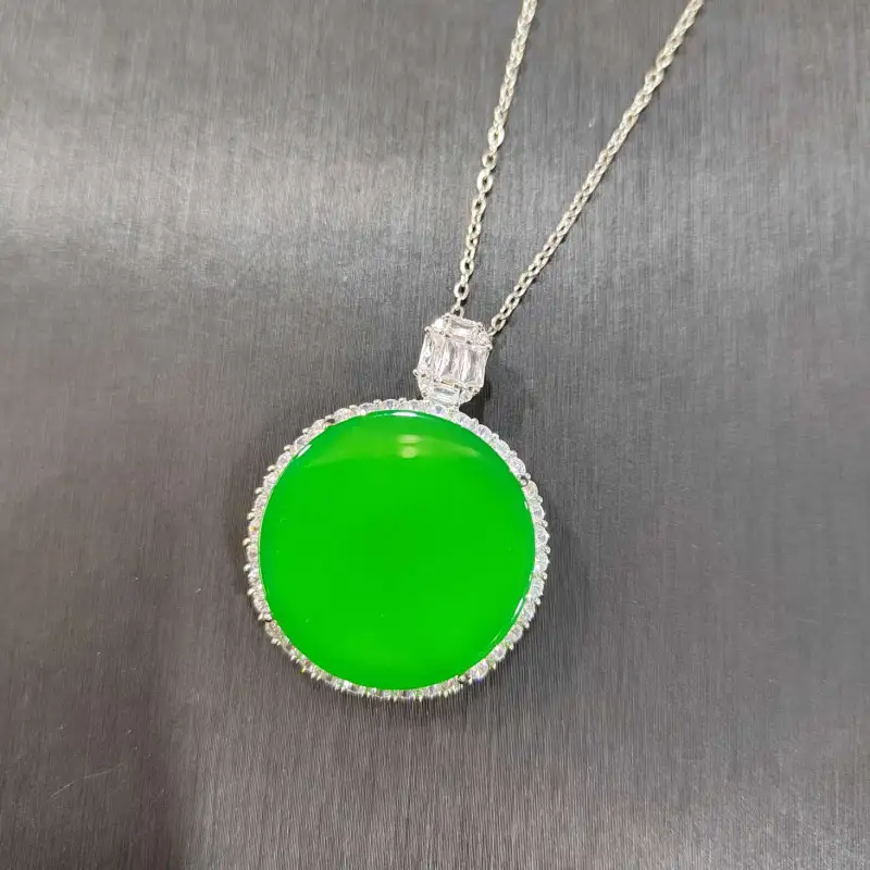 YOULING Chalcedony Jade Necklaces Unisex-3