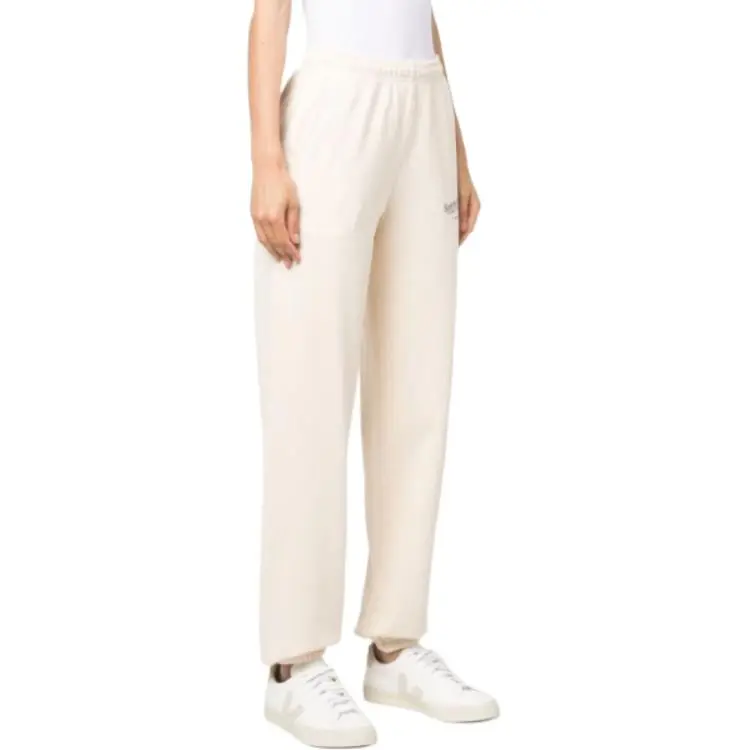 SPORTY & RICH Logo Printed Elasticated Waistband Pants-2