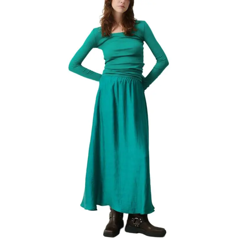 AMERICAN VINTAGE A.M T Shirt Women's Peacock Blue-3