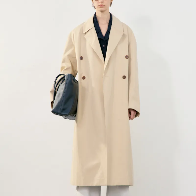 LOW CLASSIC Double Trench Coat-8