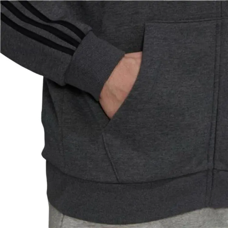 Adidas Free Shipping With AdiClub Essentials Fleece 3-Stripes Hoodie-4