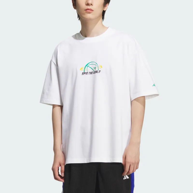 Adidas BASKETBALL SS25 GRAPHIC T Shirt Men's-1