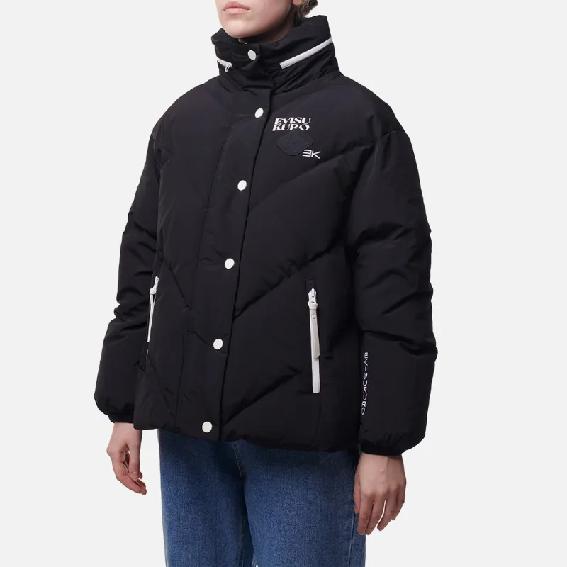EVISU Down Jackets Women's Black-3