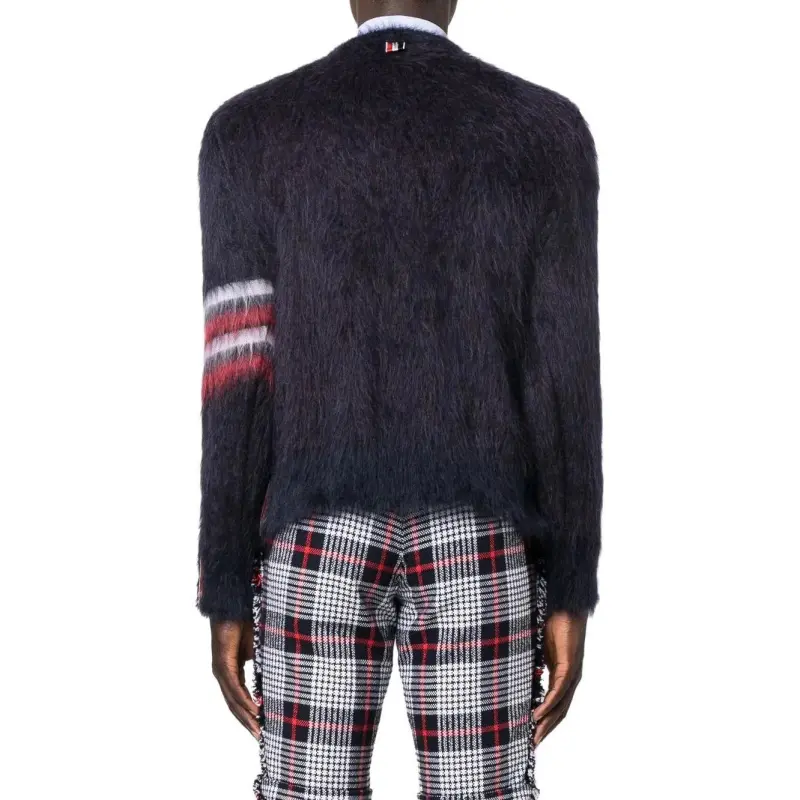 THOM BROWNE· Sweater Men's Marine Blue-4