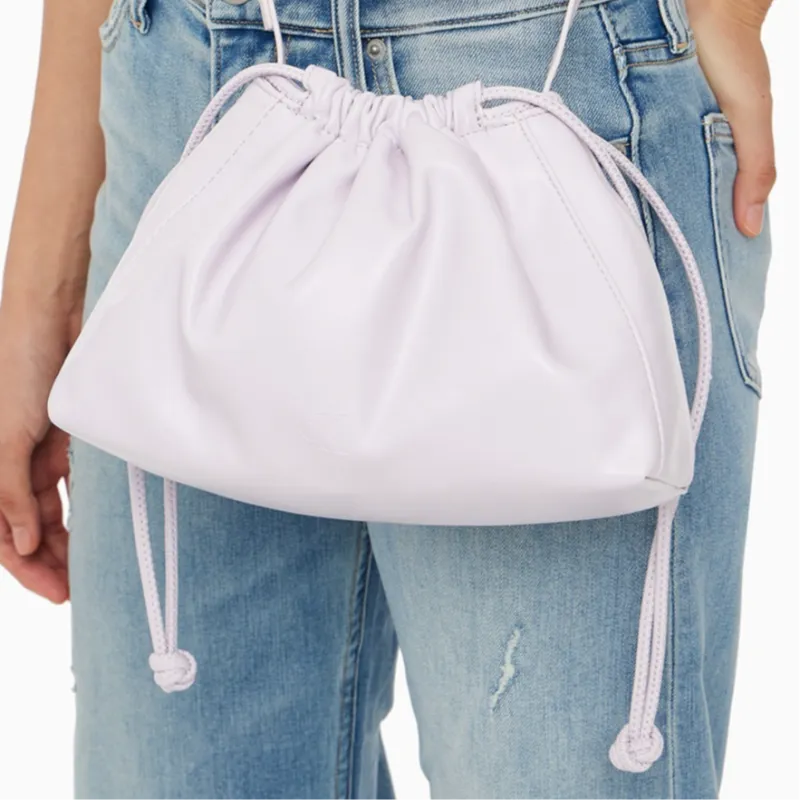CALVIN KLEIN Artificial Leather Crossbody Bag, Shoulder Bag Women's Orchid Gray-3