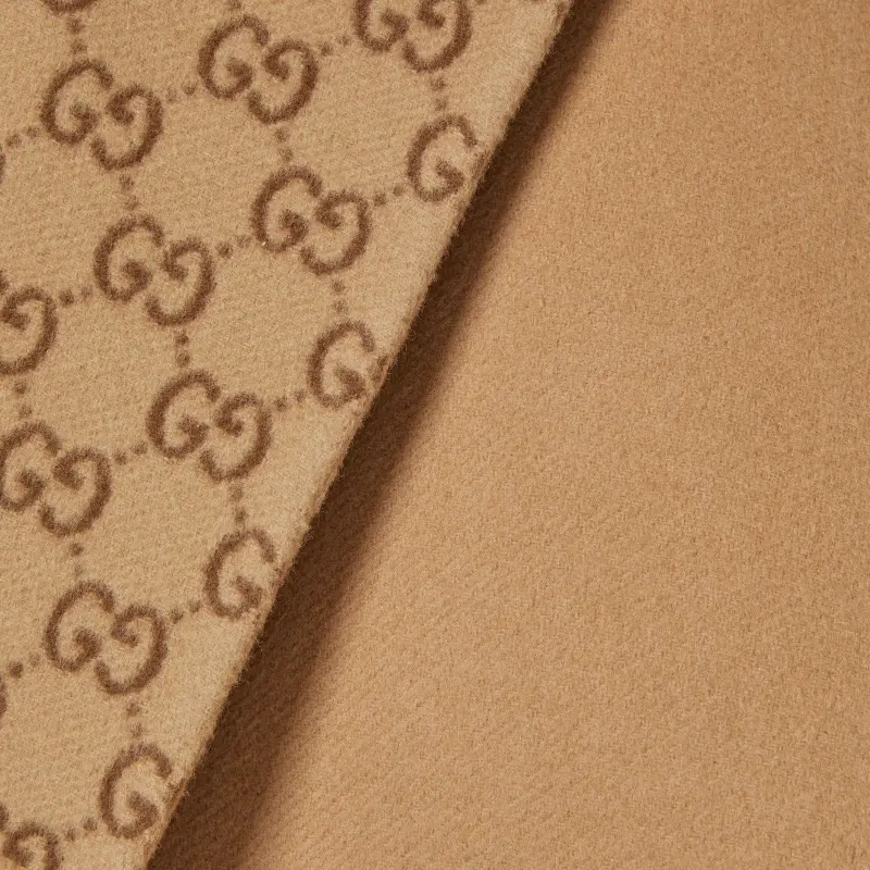 GUCCI Silk Wool Blend Coat 'Camel/Brown'-7