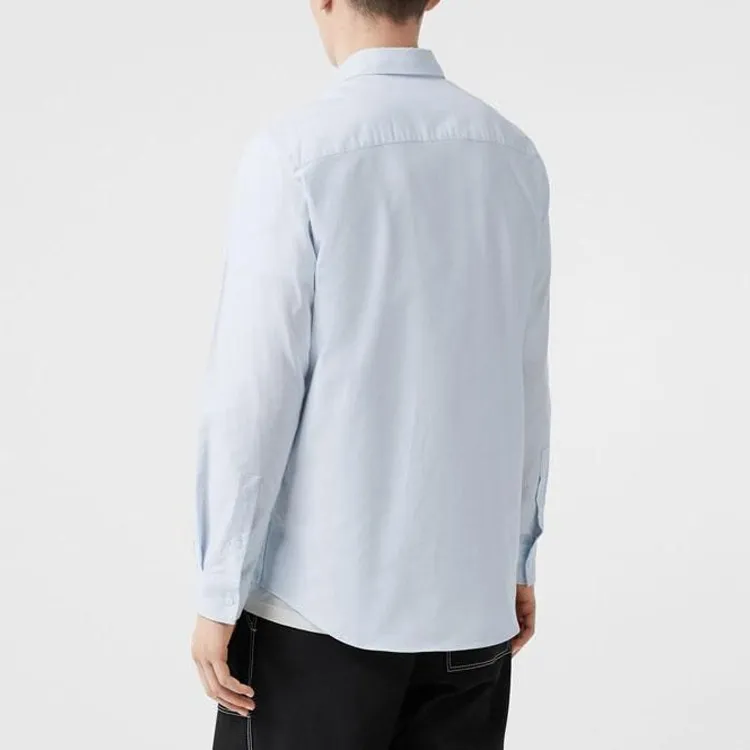 Burberry Shirt Men's Light Blue-5