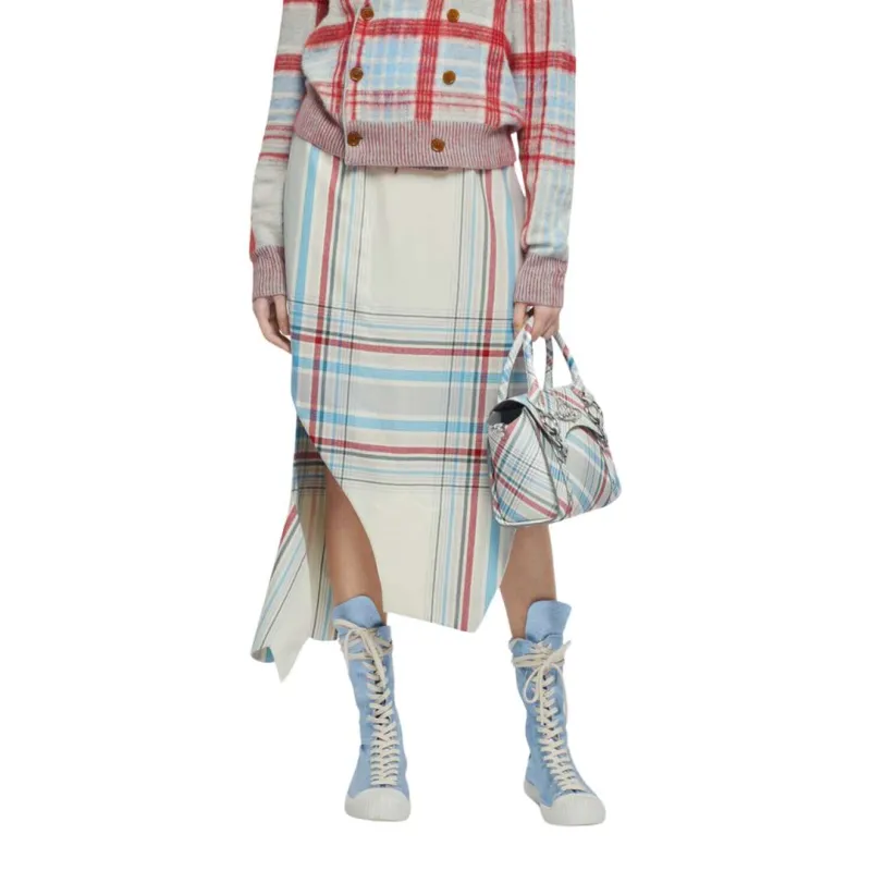 Vivienne Westwood Casual Long Skirt Women's White-2