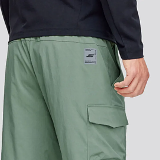 Skechers Casual Shorts Unisex Brown Green-5