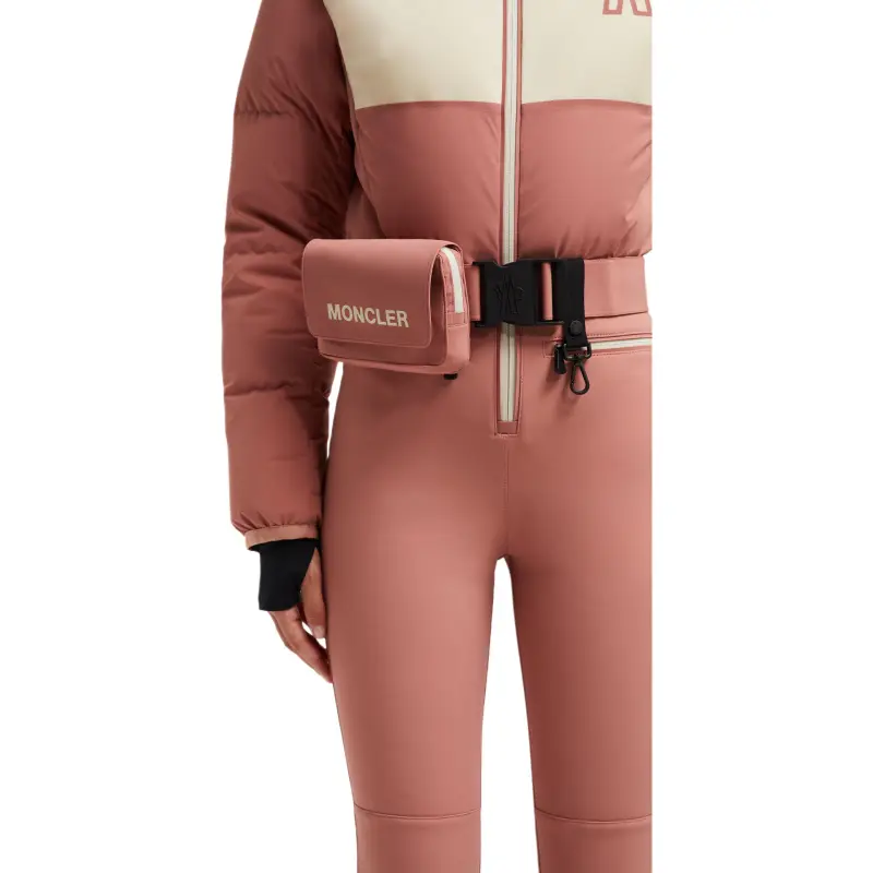 Moncler Logo Printed Down Ski Jumpsuit-3