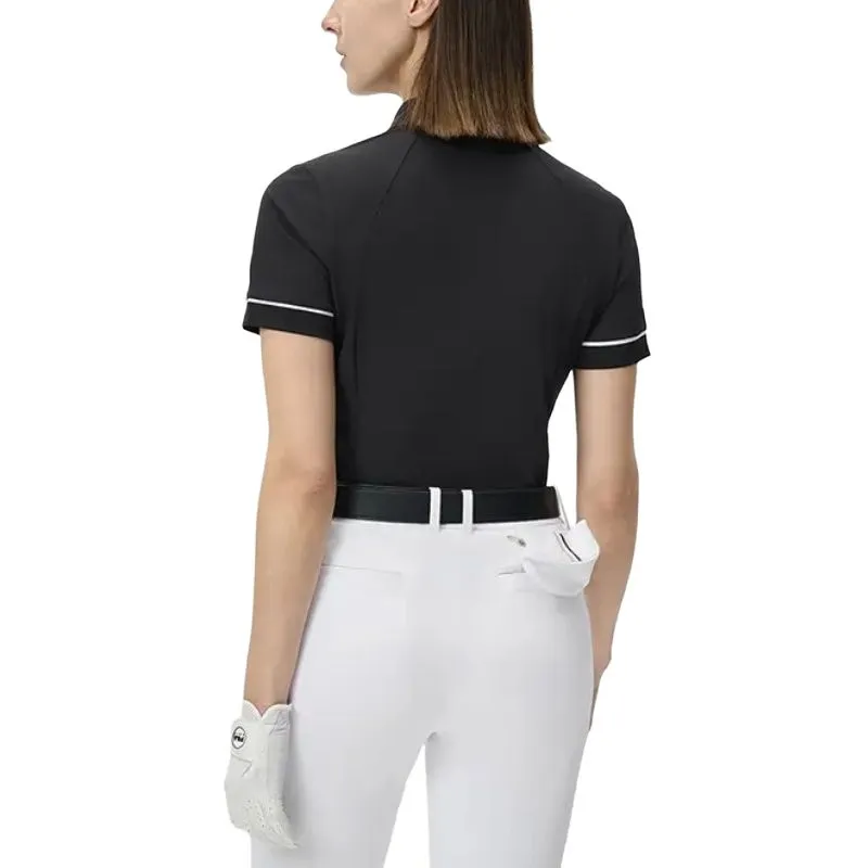 FILA Golf Series Polo Shirts Women's Black-4