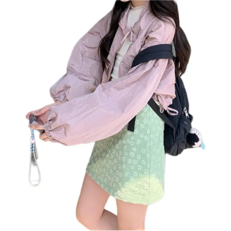 XINBANGBANG Casual Short Skirts Women's Green-4