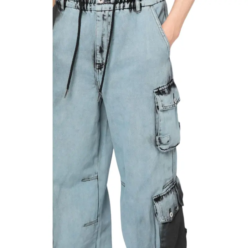 Feng Chen Wang Feng Chen Wang SS23 Jeans Men Blue-3
