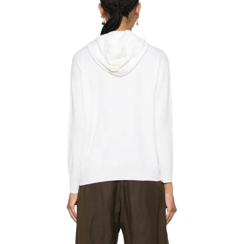 MaxMara Pamir Drawstring Long Sleeved Hoodie-3