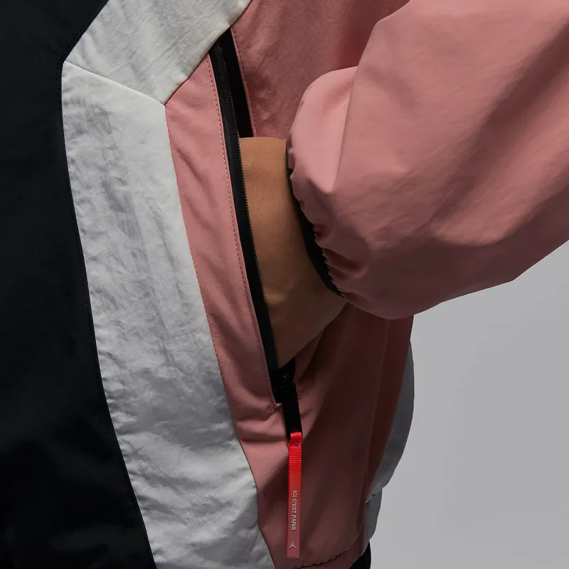 Jordan Paris Saint-Germain FW24 Jacket Men's Rust Pink/gray Black/sail White/infrared Red-5