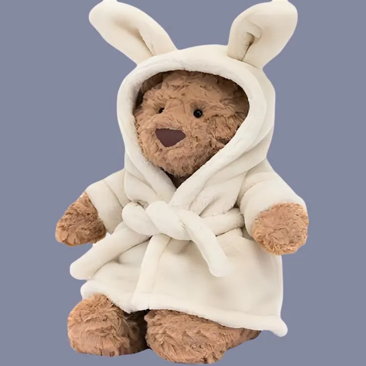 JELLYCAT Bartholomew Bear Bathrobe Plush Toy-2