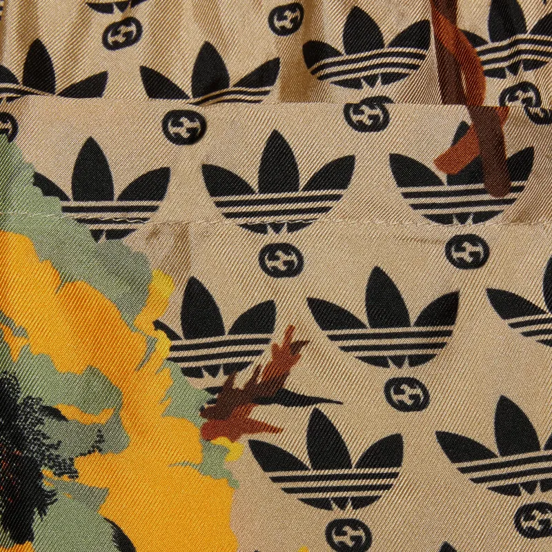 GUCCI x Adidas SS23 Casual Shorts Men's Yellow-6