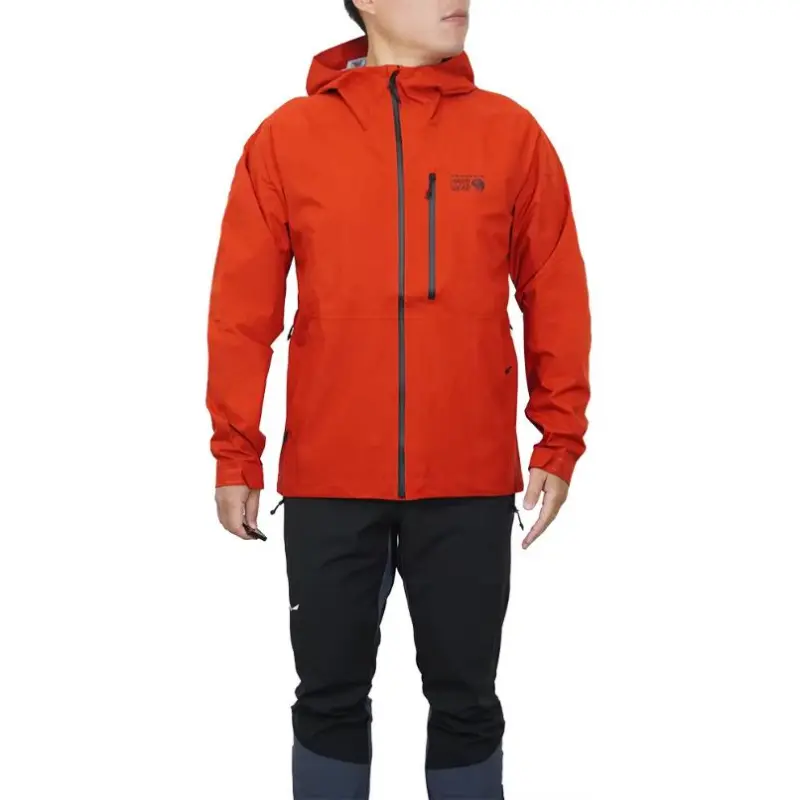 MOUNTAIN HARDWEAR Hiking Waterproof And Breathable Super Light Windbreaker Jacket Men's-9
