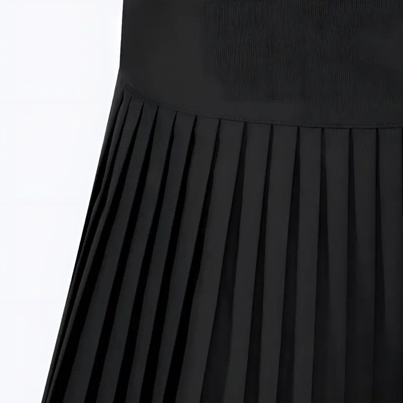 DIOR Belted Pleated Mini Skirt-6