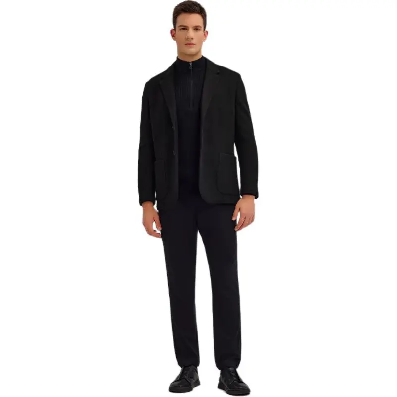 Hush Puppies Business Suit Men's Pitch Black-3