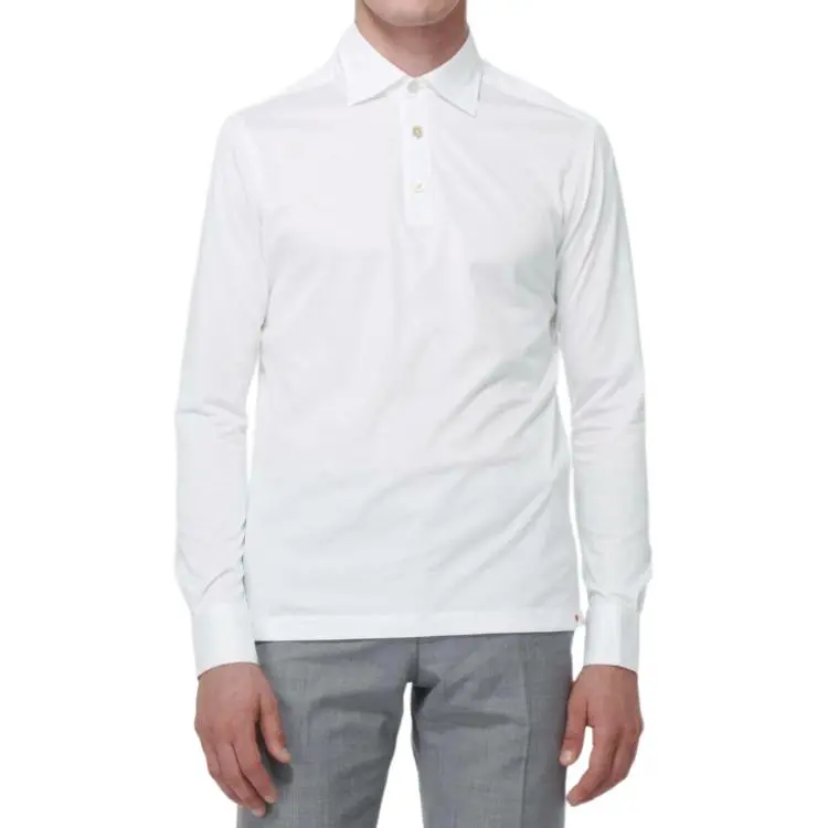 KITON Long Sleeved Polo Shirt-3