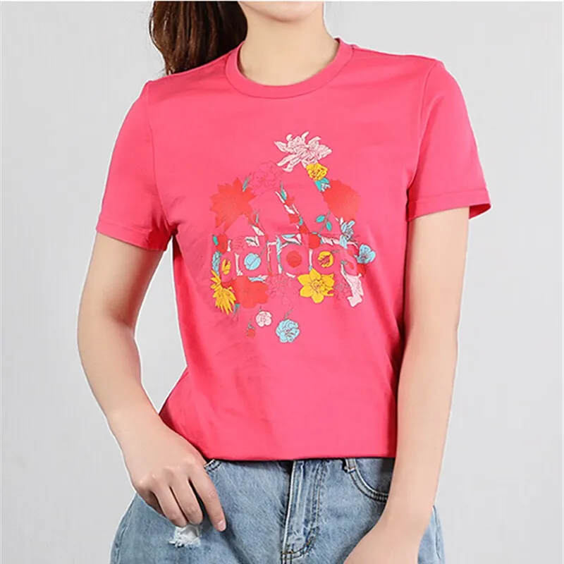 Adidas Regular T Shirt Women's Red-2