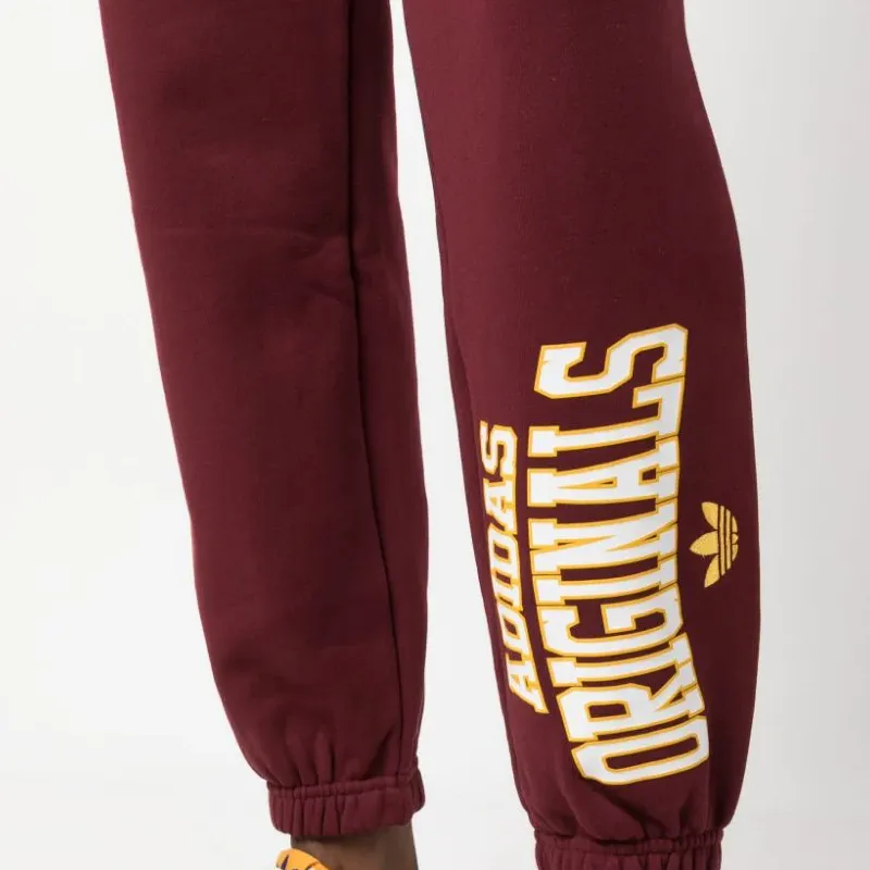 Adidas Knitted Sweatpants Women's Burgundy-5