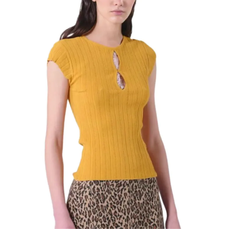 PINKO Ribbed Top-3