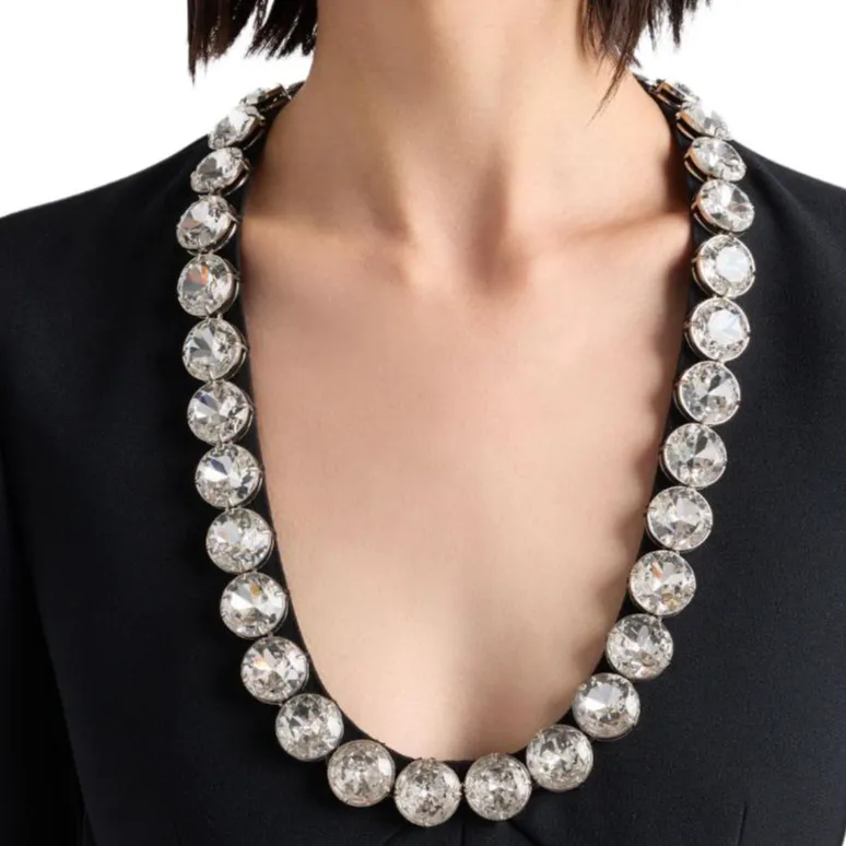 PRADA Glass Crystal Embellishment Dress-4