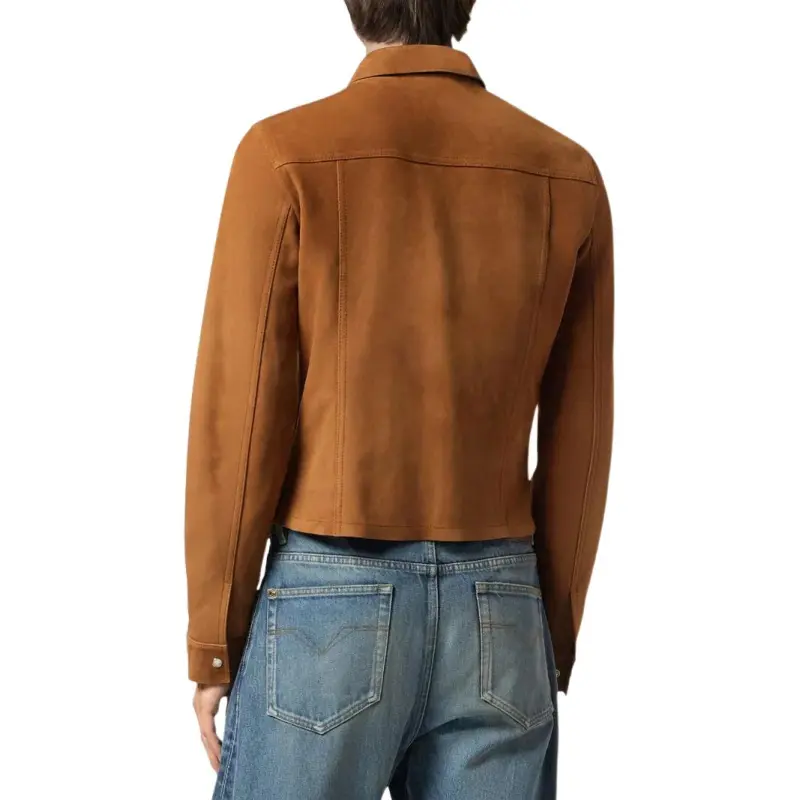 VERSACE Suede Overshirt-3