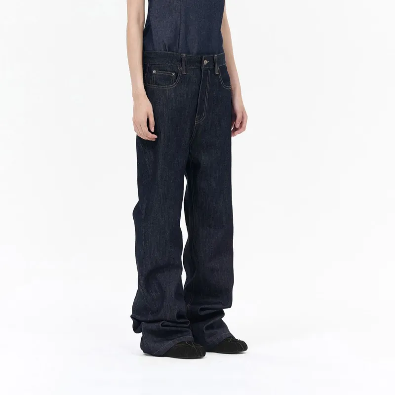 WE11DONE SS24 Jeans Women's Navy-4
