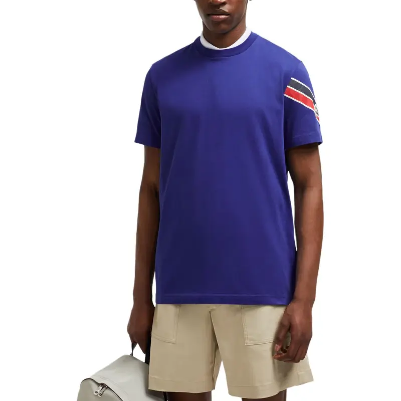 Moncler Logo-patch Cotton Polo Shirt-2