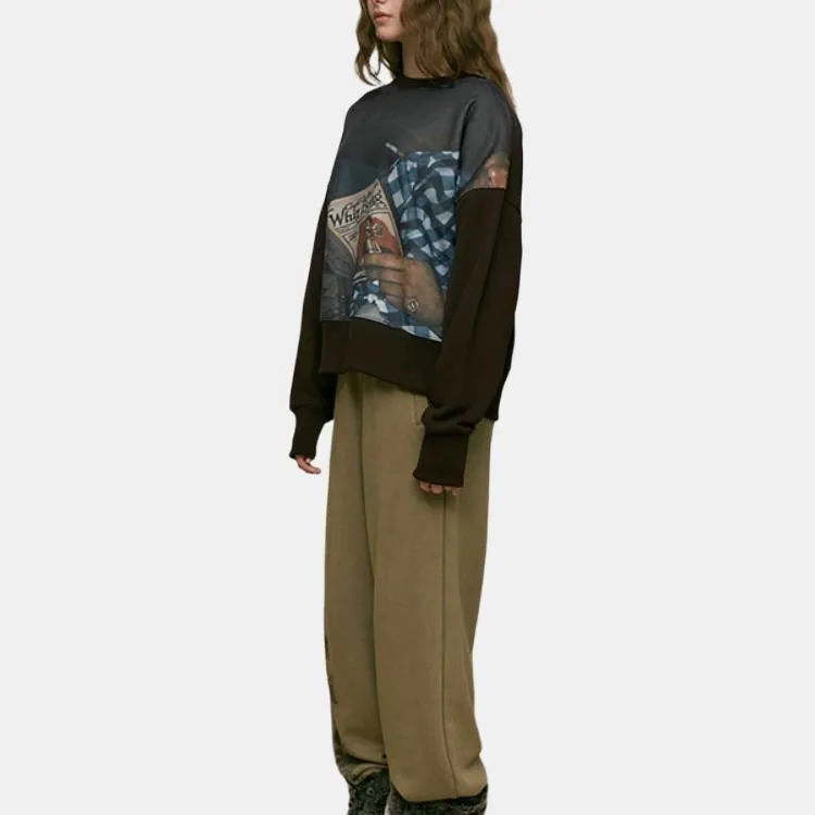 Kirsh FW24 Sweatshirt Women's Dark Brown-2
