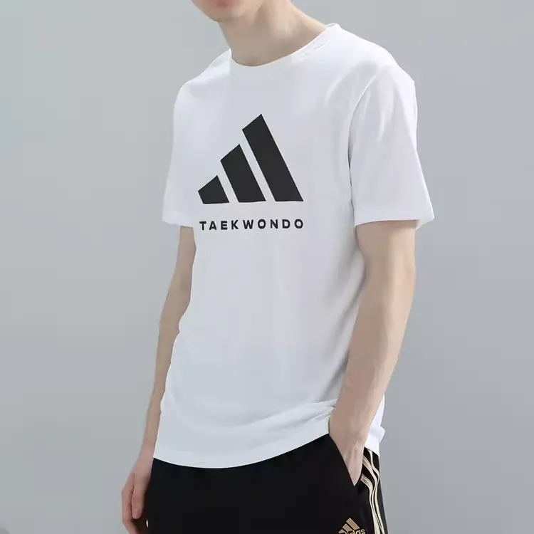 Adidas T Shirt Unisex White Black-4