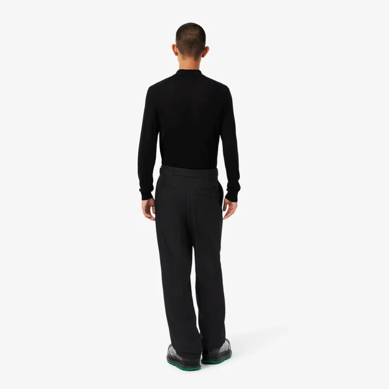 LACOSTE Logo buckle Trousers-1