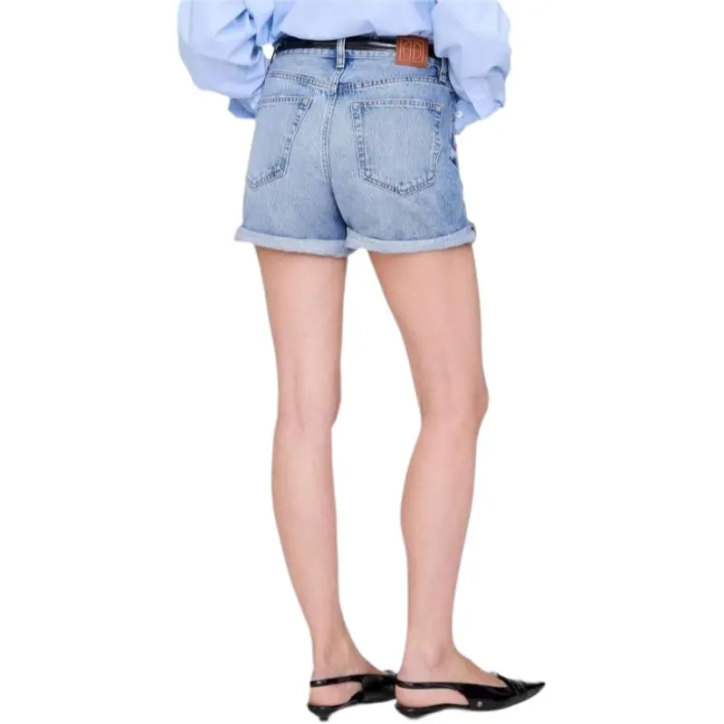Anine Bing Heath Denim Shorts-1