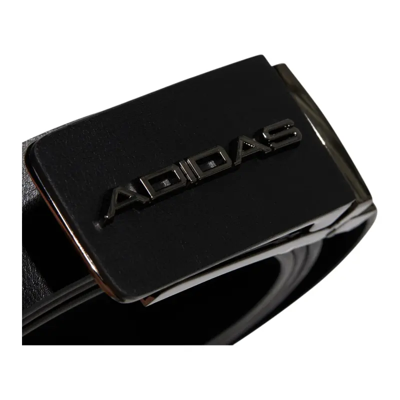 Adidas Artificial Leather Leather Belts Men's Black Width: 3.8cm-1