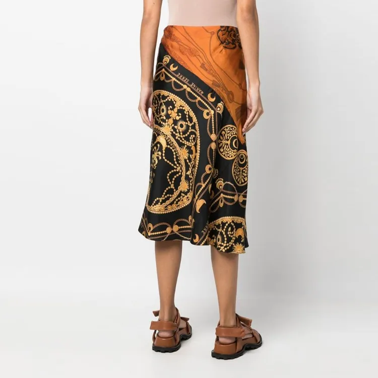 Marine Serre Graphic Printed Skirt-2