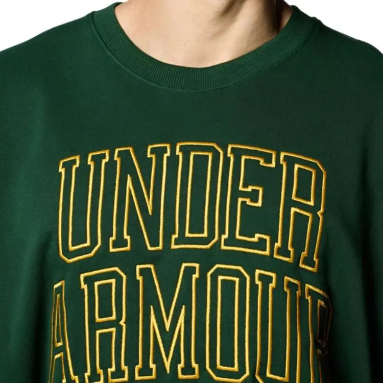 Under Armour Icon Heavyweight Terry Sweatshirt Men's Forest Green-5