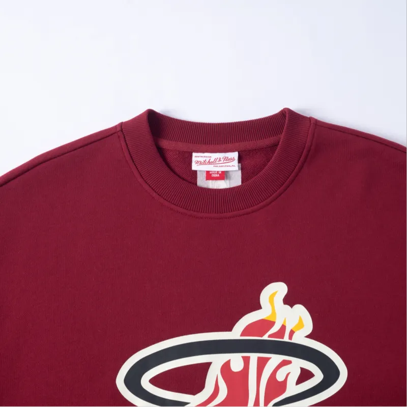 Mitchell & Ness FW23 Sweatshirt Unisex Red-2