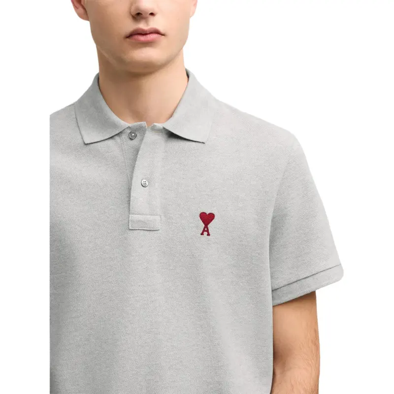 AMIPARIS Ami De Coeur Organic cotton Polo Shirt-5