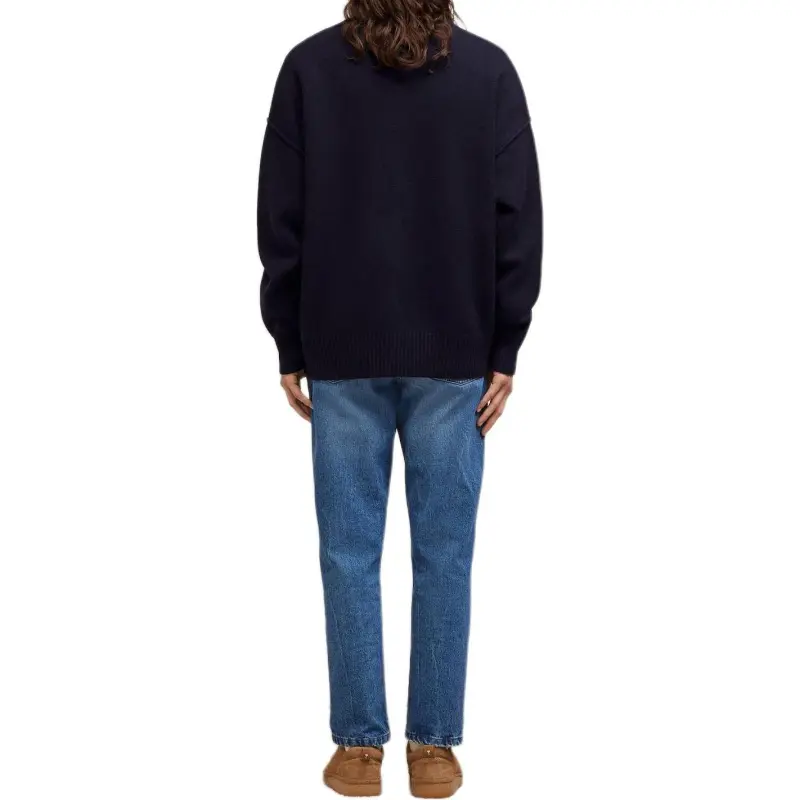 Ami Large Heart Cardigan-4