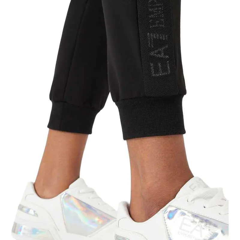 EMPORIO ARMANI EA7 Knitted Sweatpants Women's Black-3