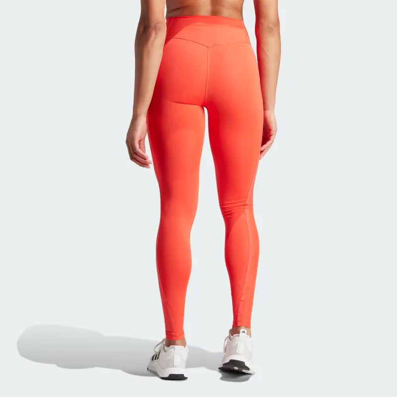 Adidas Free Shipping With AdiClub Optime Mesh Full Length Leggings-3
