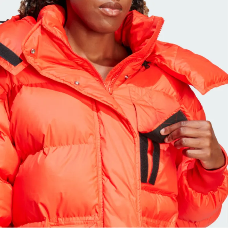 Adidas Puffer Jacket Women's Bright Red-4
