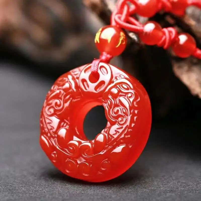 JUNWEN Jade Necklaces Unisex-1