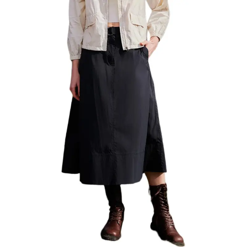 Hush Puppies Casual Long Skirt Women's Mystic Teal-1